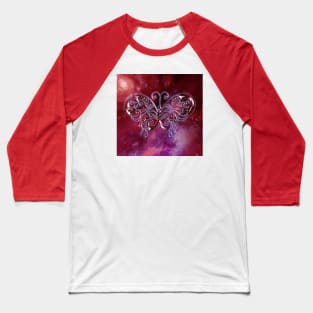 Red butterfly Baseball T-Shirt